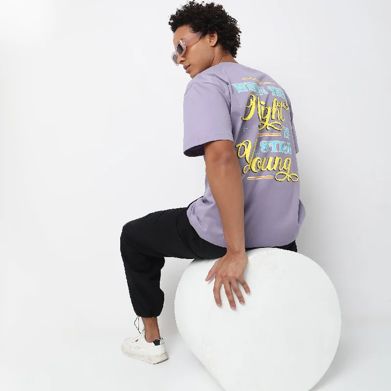 Men's Shirts with Belt AttachmentsOversize Graphic T-Shirt