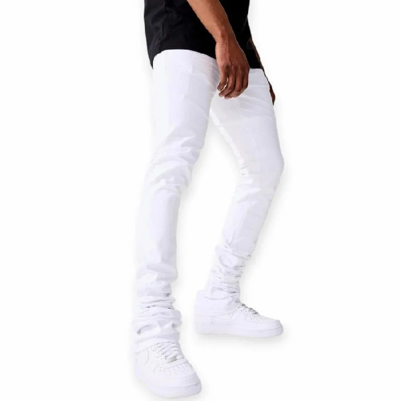 Men's Skinny Jeans for a Trendy LookJordan Craig Martin Stacked Kingsbridge Denim (White) JTF1120A