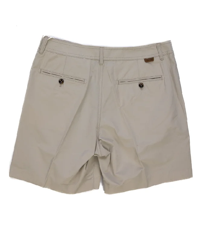 Men's Patterned Pants with StripesTom Ford Mens Tailord Shorts in Off White
