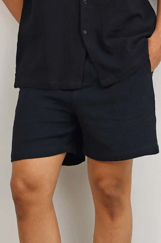 Men's Pants with Water-Resistant FabricMUSLIN SHORTS