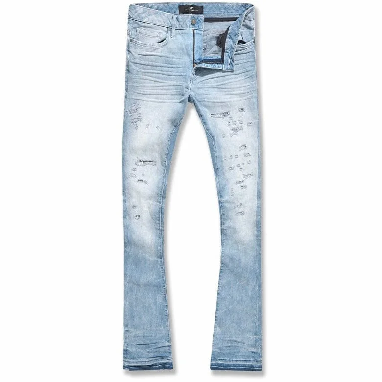 Men's Work Pants for Durability and ComfortJordan Craig Martin Stacked Desperado Denim Jean (Sea Storm) JTF351R
