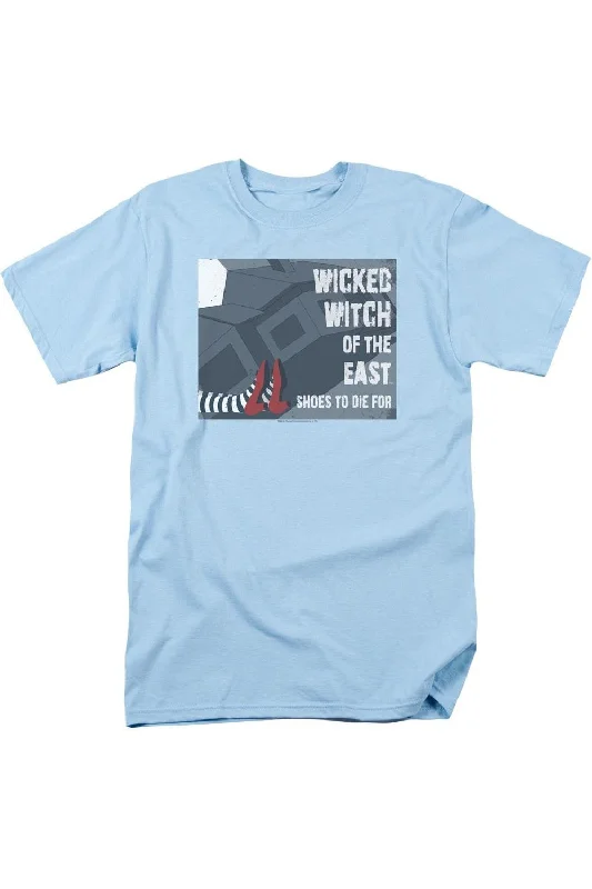 Men's Shirts with Adjustable CuffsWizard Of Oz Shoes To Die For Short Sleeve Adult Tee / T-Shirt