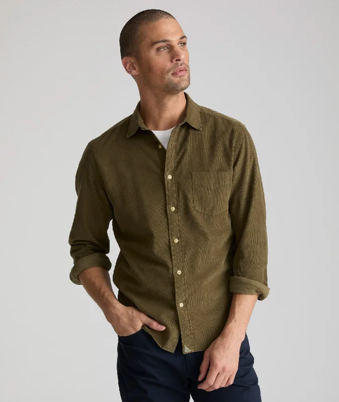 Men's Versatile Dress Shirts for Multiple OccasionsCord Shirt - FINAL SALE