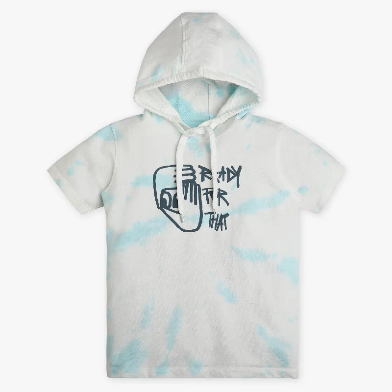 Men's Shirts with Graphic PrintsBoys Tie - Dye Crew Neck Skiddle T-Shirt