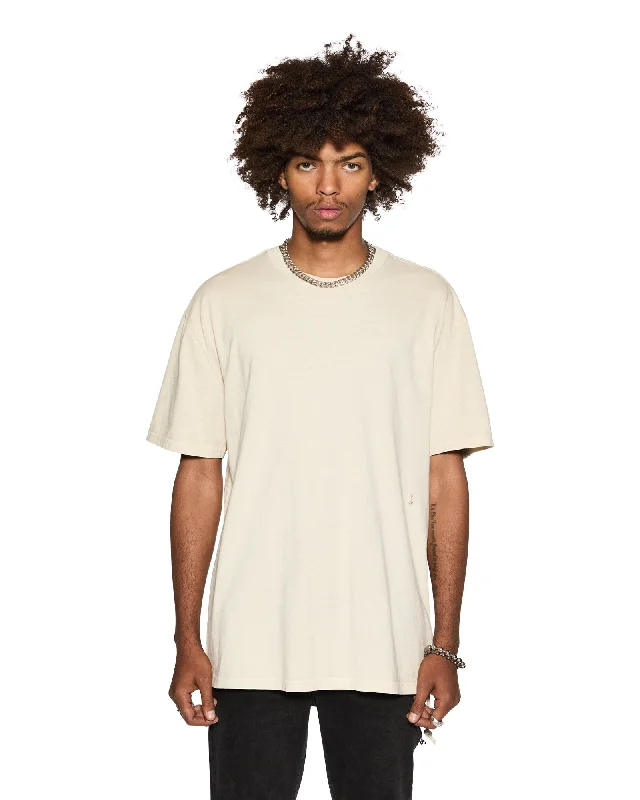 Men's Shirts with Contrast Collars4 X 4 BIGGIE SS TEE DESERT