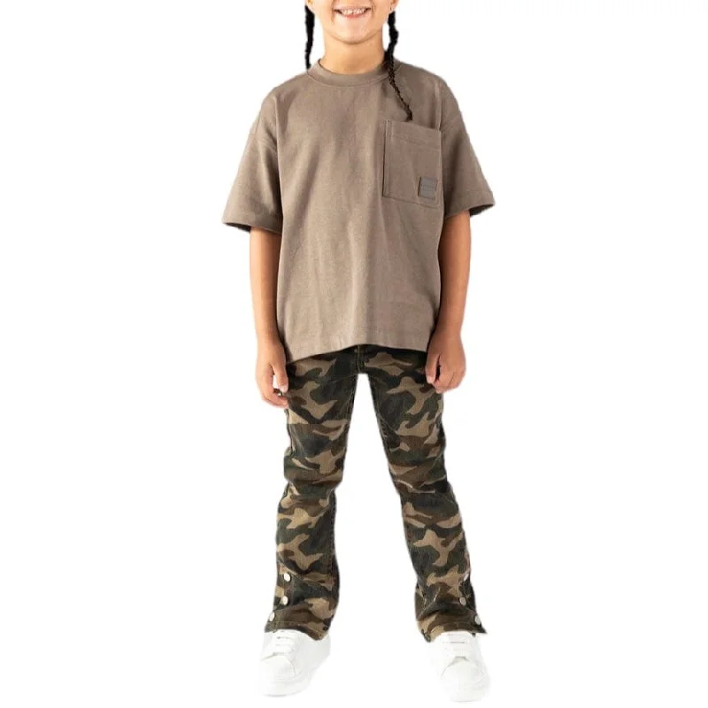 Men's Bootcut Jeans for a Flattering ShapeKids Serenede Element Camo Stacked Jean (Camo Stacked)