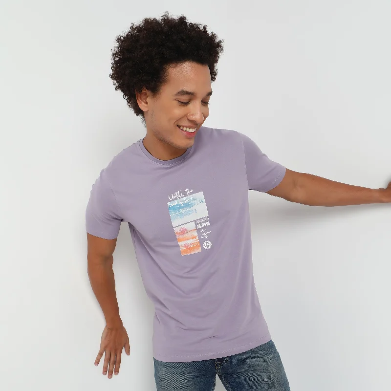 Men's Shirts with Chest PocketsRegular Fit Graphic T-Shirt