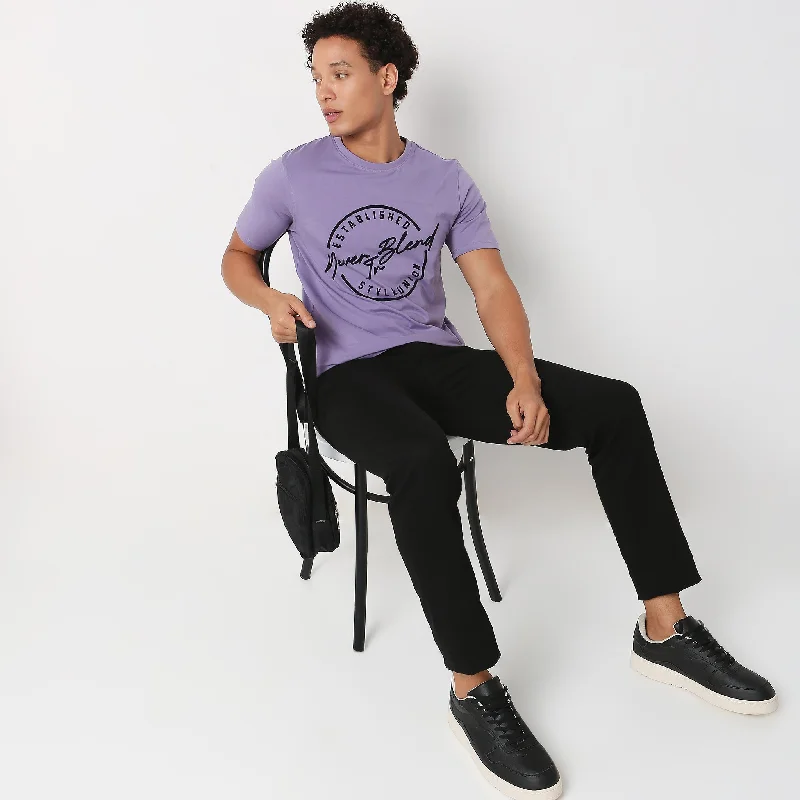 Men's Tailored Shirts for a Professional AppearanceRegular Fit Graphic T-Shirt