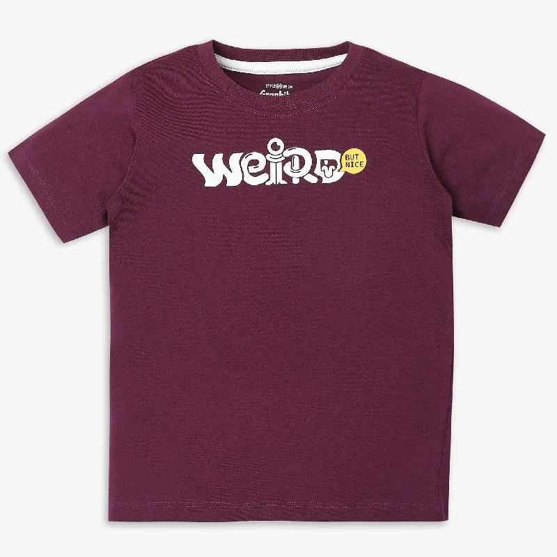 Stylish Men's HenleysBoys Regular Fit Graphic T-Shirt