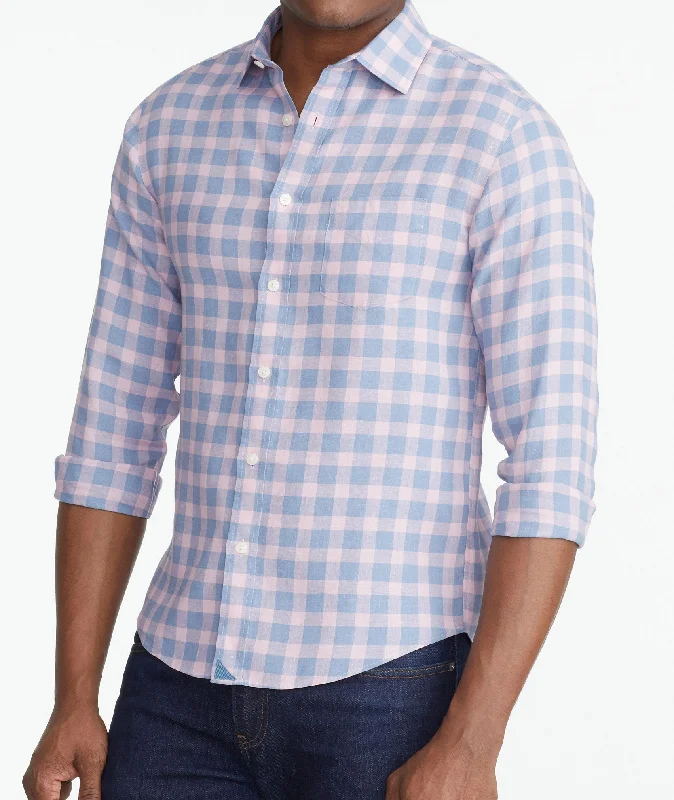 Layered Men's Henley ShirtsWrinkle-Resistant Linen Sutton Shirt - FINAL SALE
