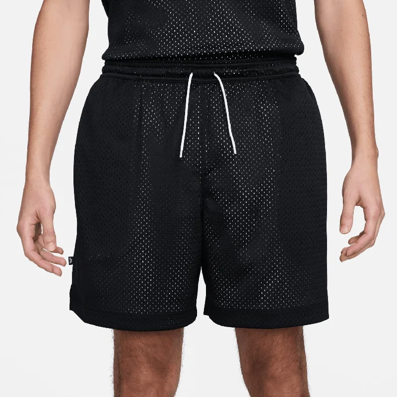 Men's Pants with Adjustable CuffsMen's Sb Reversible Basketball And Skate Mesh Shorts In Black/white
