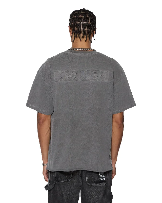 Men's Shirts with TiesINTRUDER EKCESS SS TEE CHARCOAL