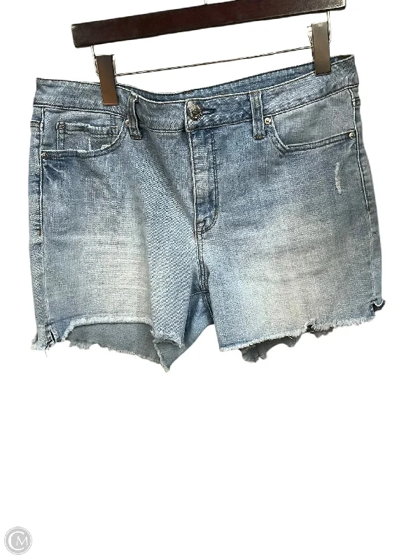 Men's Chino Shorts for Warm WeatherShorts By Seven 7 In Blue Denim, Size: 14