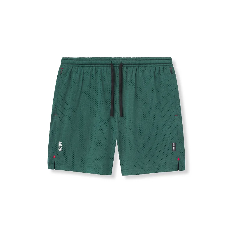 Breathable Men's Athletic Shorts0988. Reversible 2-in-1 Short - Forest Green