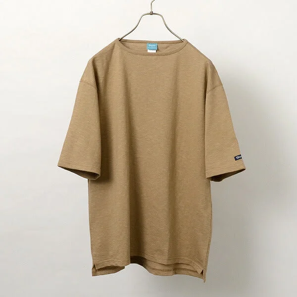 Men's Shirts with Logo EmbossmentsTIEASY / TE001SS HDCS Light Big Boat Neck T-Shirt
