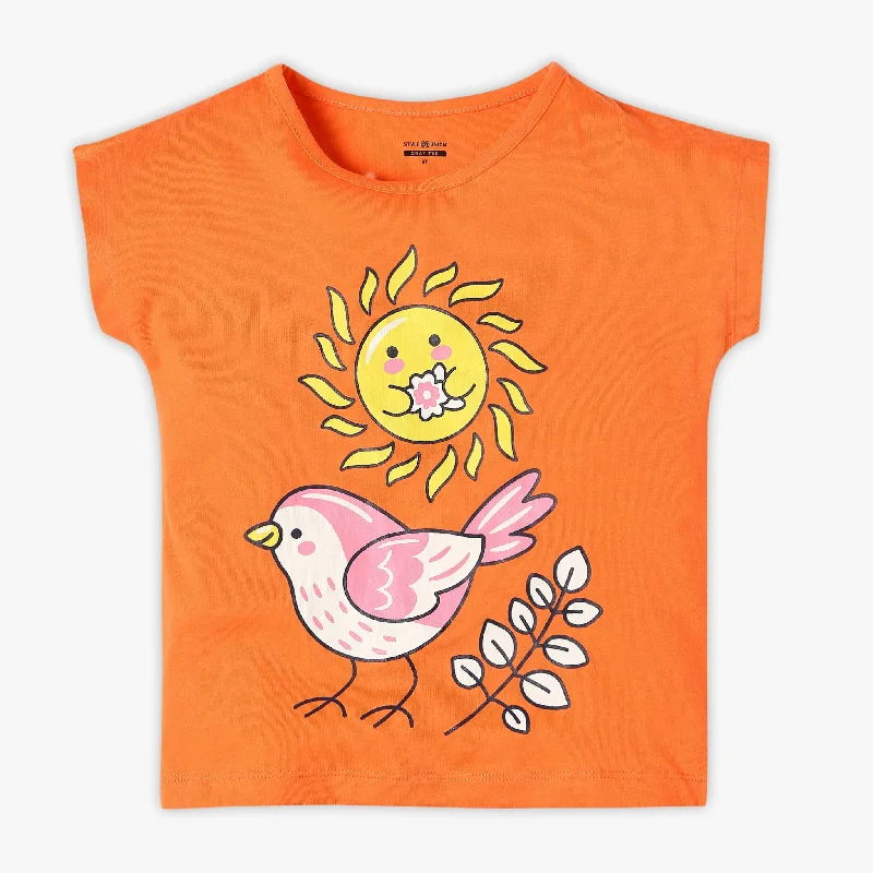Men's Shirts with Antimicrobial TreatmentGirl's Regular Fit Graphic T-Shirt