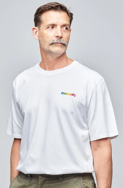 Versatile Men's Short-Sleeve ShirtsMen's Short Sleeve Logo T Shirt - White/Multi