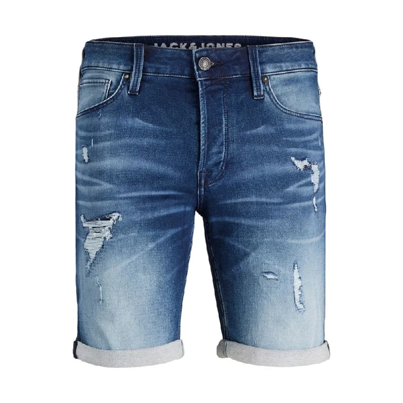 Men's Patterned Pants with Geometric DesignsJack Jones  Cotton Men's Short
