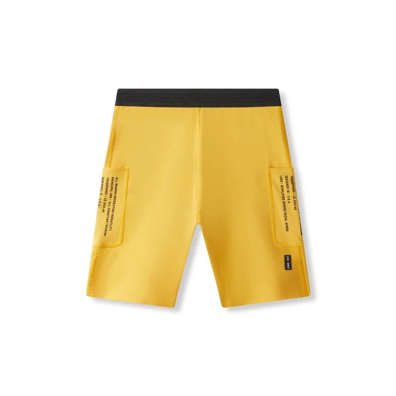 Men's Yoga Pants for Flexibility0952. WarpFlexx™ Utility Speed Short - Amber