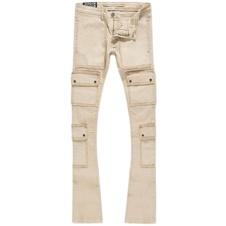 Versatile Men's ShortsJordan Craig Martin Stacked El Dorado Cargo Pants (Khaki) JTF218