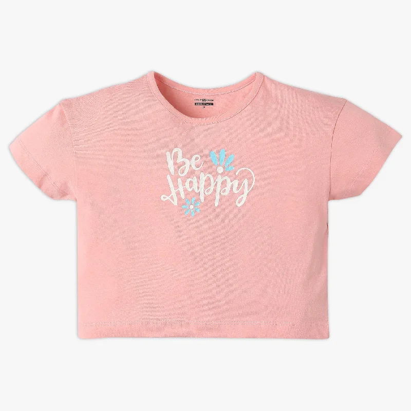 Men's Shirts with Bow TiesGirl's Regular Fit Printed T-Shirt