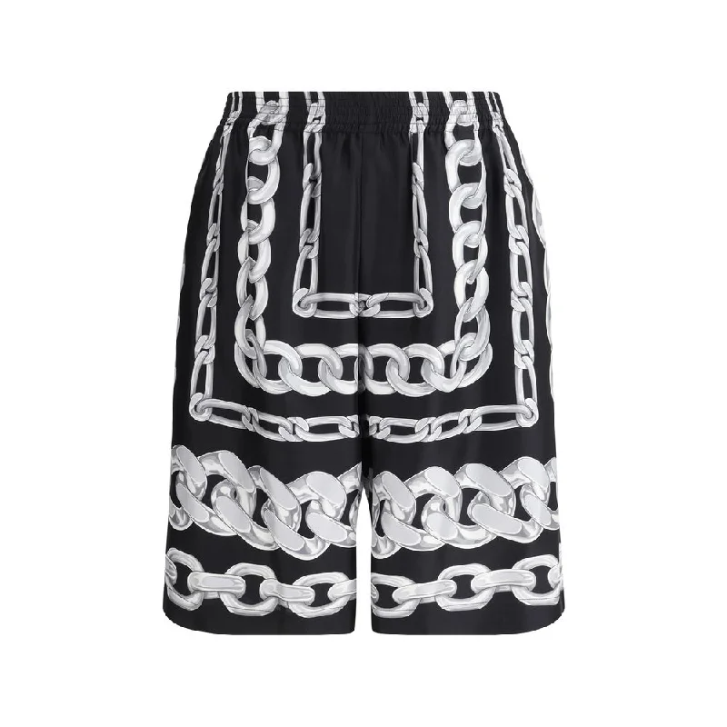 Men's Patterned Pants with Geometric DesignsVersace Medusa Men's Shorts