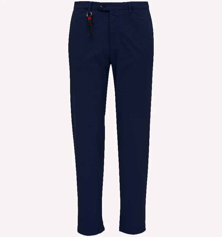 Men's Pants with UV ProtectionPescarolo New York Sport Trousers in Navy