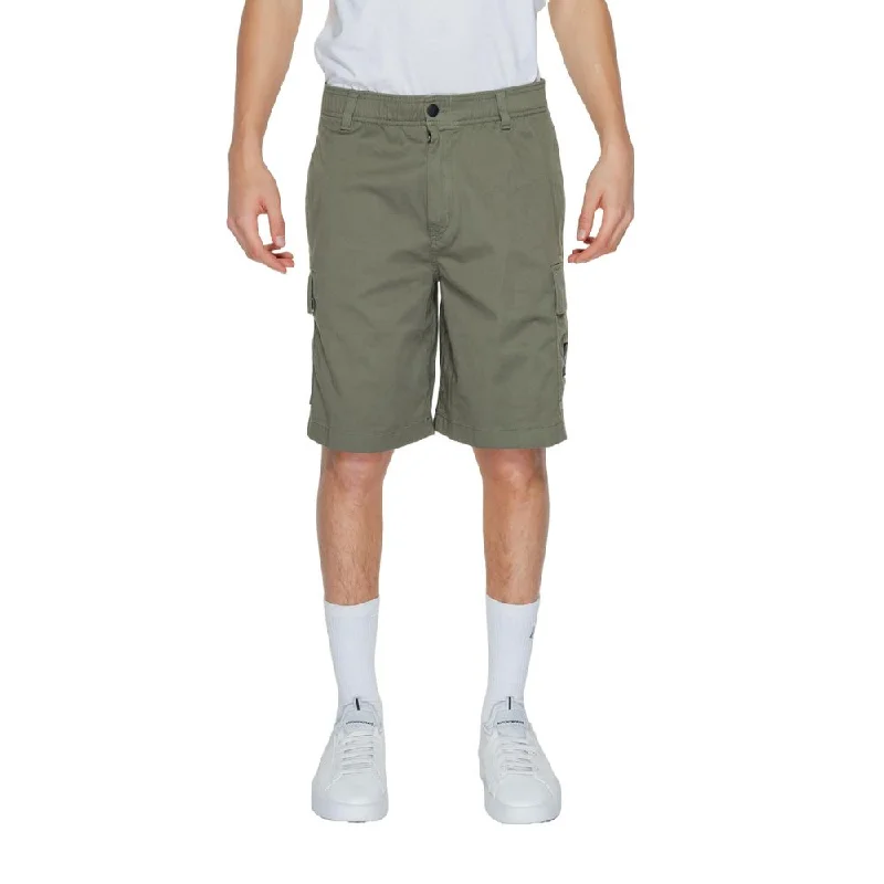Men's Pants with Faux Leather PatchesCalvin Klein Jeans  Cotton Men's Short