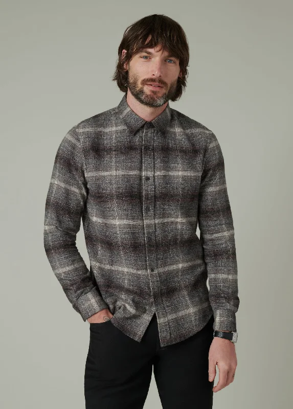 Men's Striped Shirts for a Maritime TwistOLIVER FLANNEL SHIRT