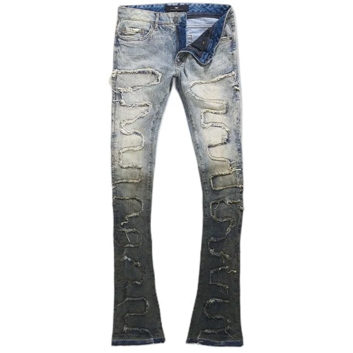 Men's Pants with Shallow PocketsJordan Craig Martin Stacked Python Denim (Sunset) JTF1130