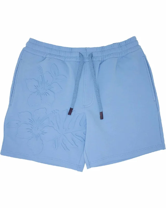 Men's Corduroy Pants for FallSilus Embossed Interlock Shorts In Blue