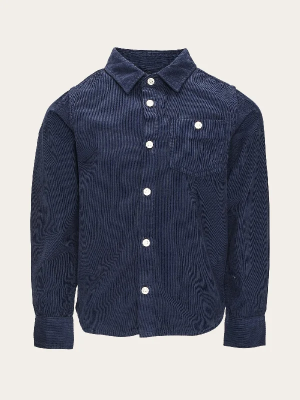 Men's Dressy Casual Shirts for Smart-Casual EventsCorduroy shirt - Total Eclipse