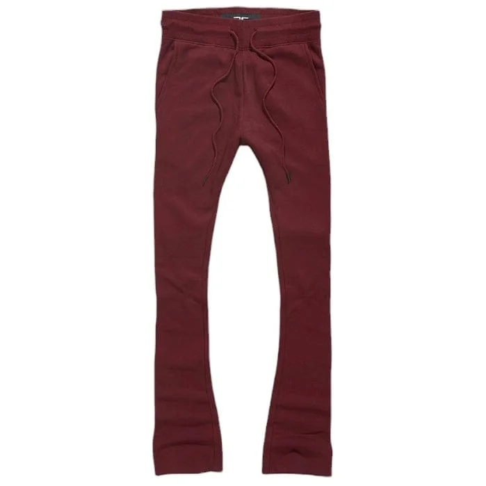Men's Unique and Designer Bottom Wear for a Statement LookBoys Jordan Craig Uptown Stacked Sweatpants (Wine) 8860LB