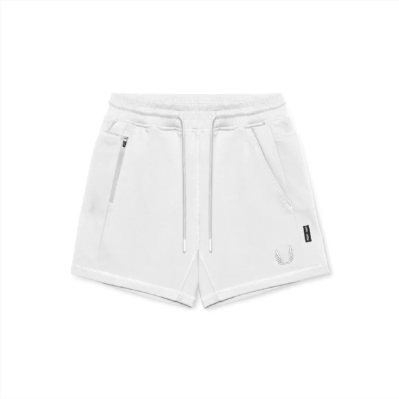 Men's Pants with Functional Pockets0867. Tech-Terry™ Sidelock Sweat Short -  White