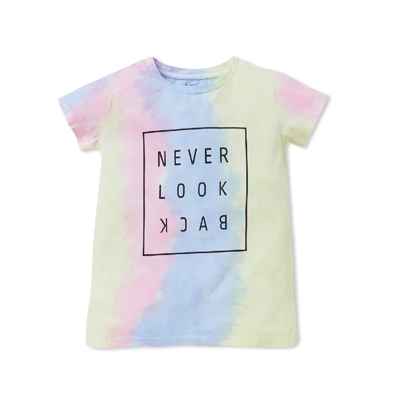 Men's Shirts with Embellished CollarsGirl's Regular Fit Tie - Dye T-Shirt