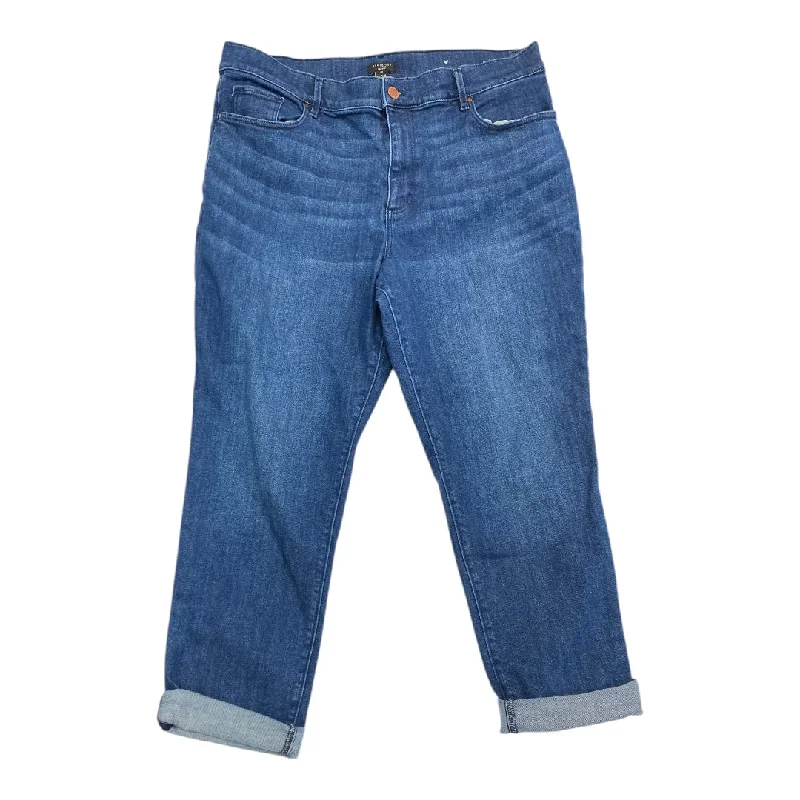 Men's Jeans with Functional PocketsJeans Cropped By Ann Taylor In Blue Denim, Size:12P