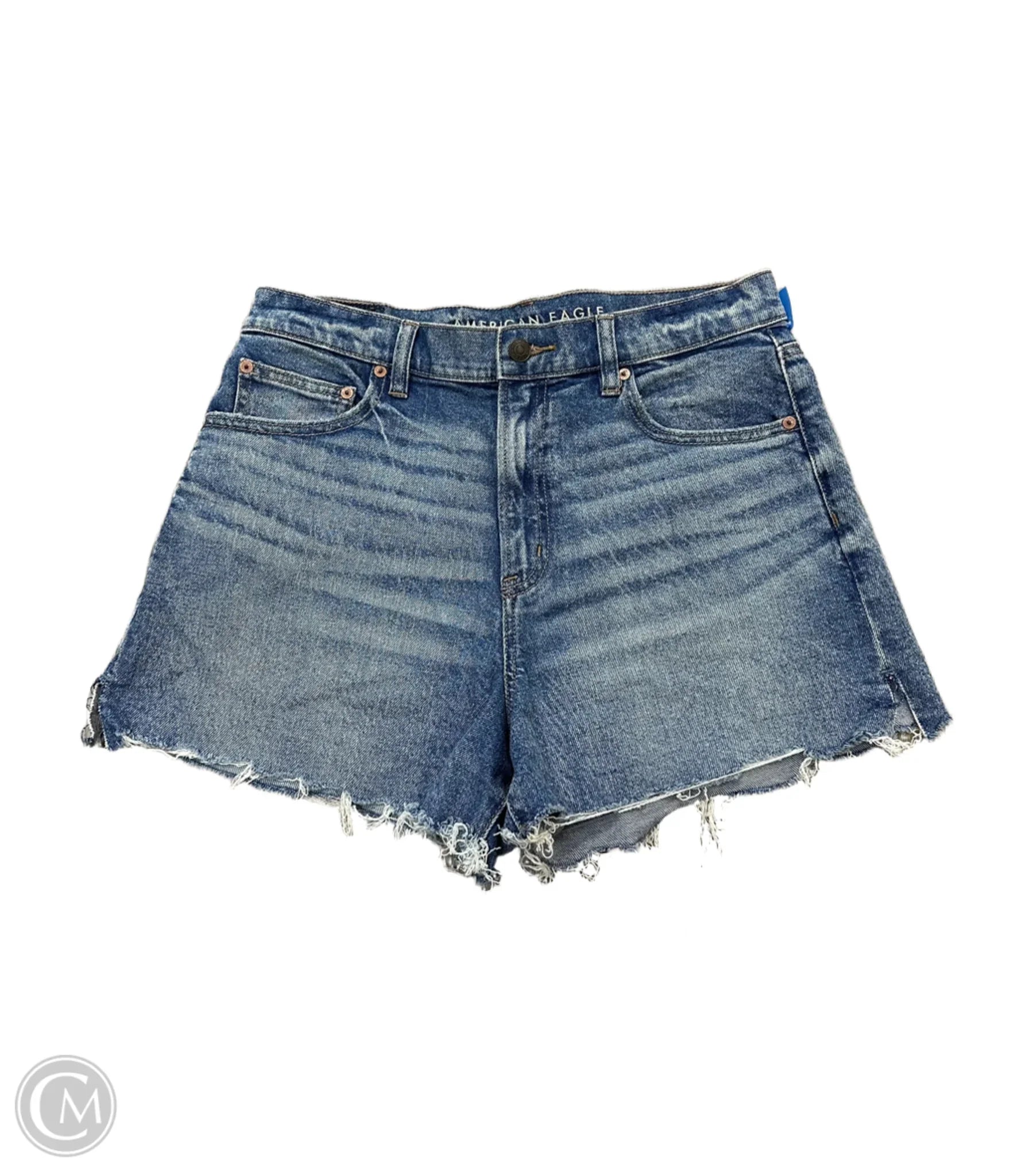 Men's Solid-Colored Pants for VersatilityShorts By American Eagle In Blue Denim, Size: 10