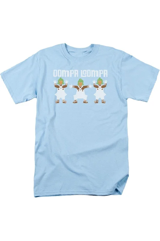 Men's Shirts with High NecksWilly Wonka And The Chocolate Factory Oompa Loompa Short Sleeve Adult Tee / T-Shirt