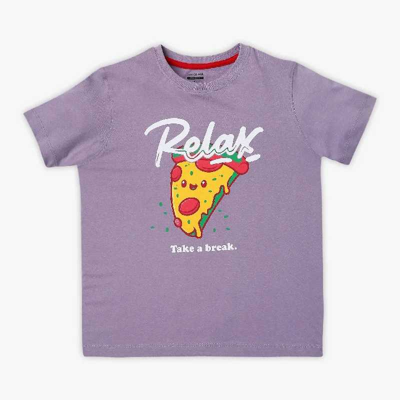 Men's Shirts with Embellished CollarsBoy's Regular Fit Graphic T-Shirt