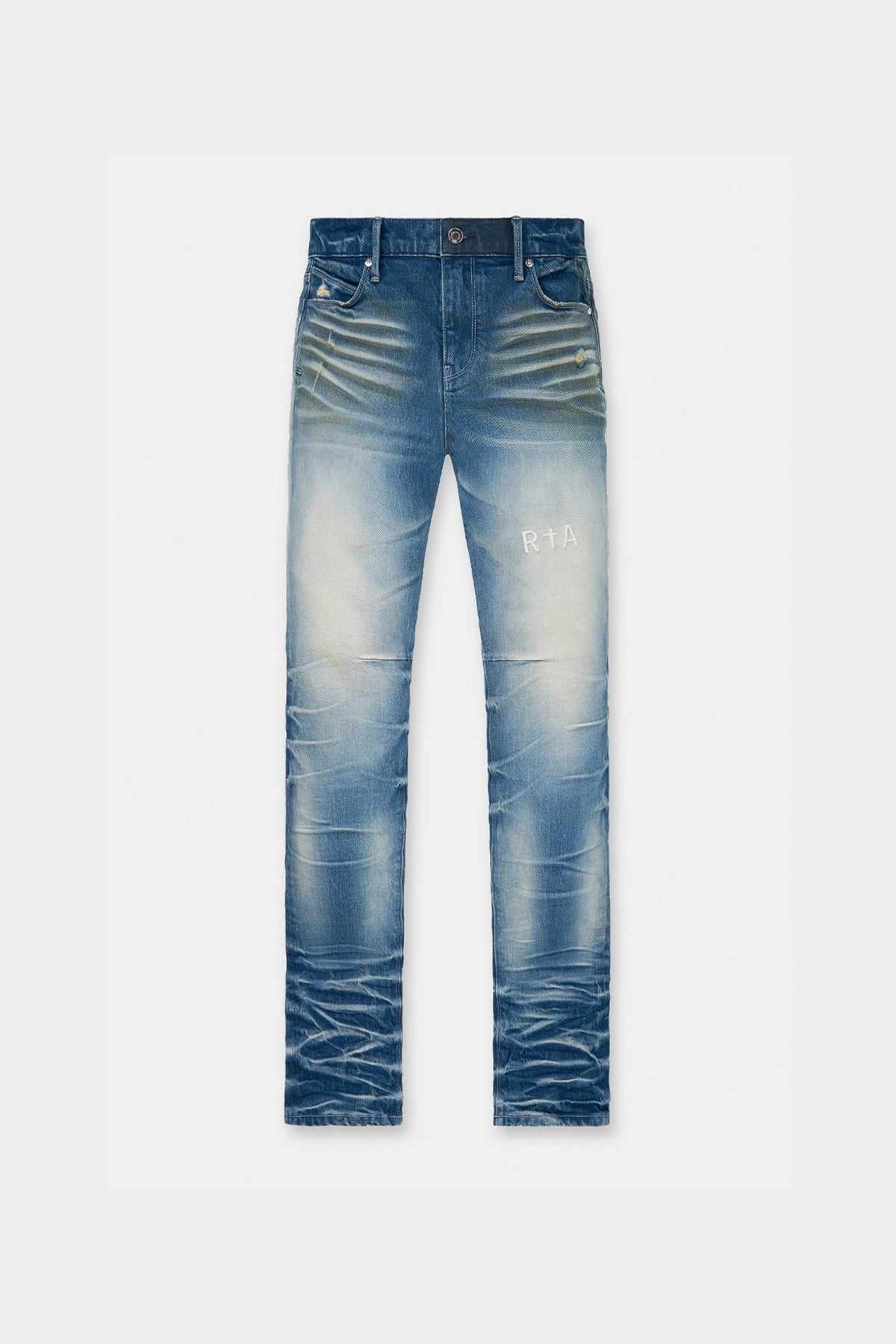 Lightweight Men's Linen PantsOLIVIER JEAN | STACKED MEDIUM BLUE
