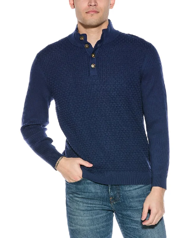 Tommy Bahama Sandbar Button Mock Pullover