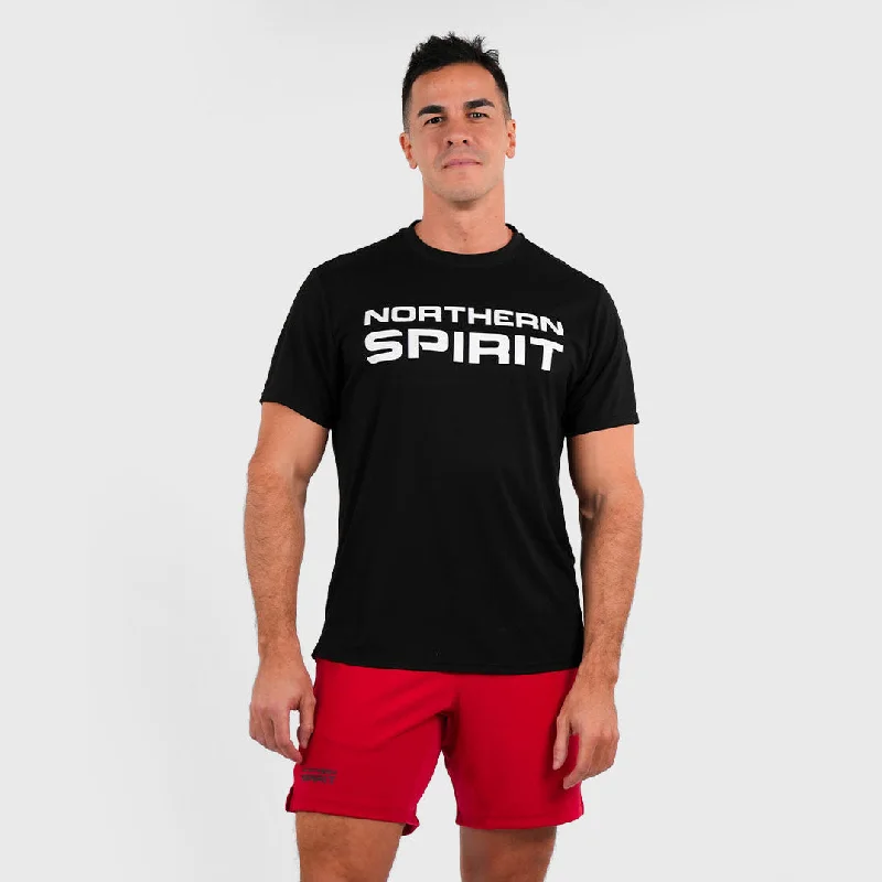 Men's Shirts with Contrast CollarsNorthern Spirit - Men's Plain Regular Fit T-Shirt - INK