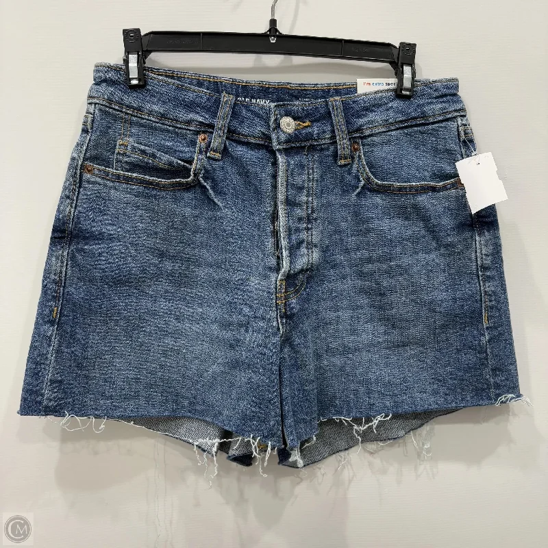 Men's Pants with SuspendersShorts By Old Navy In Blue Denim, Size: 4