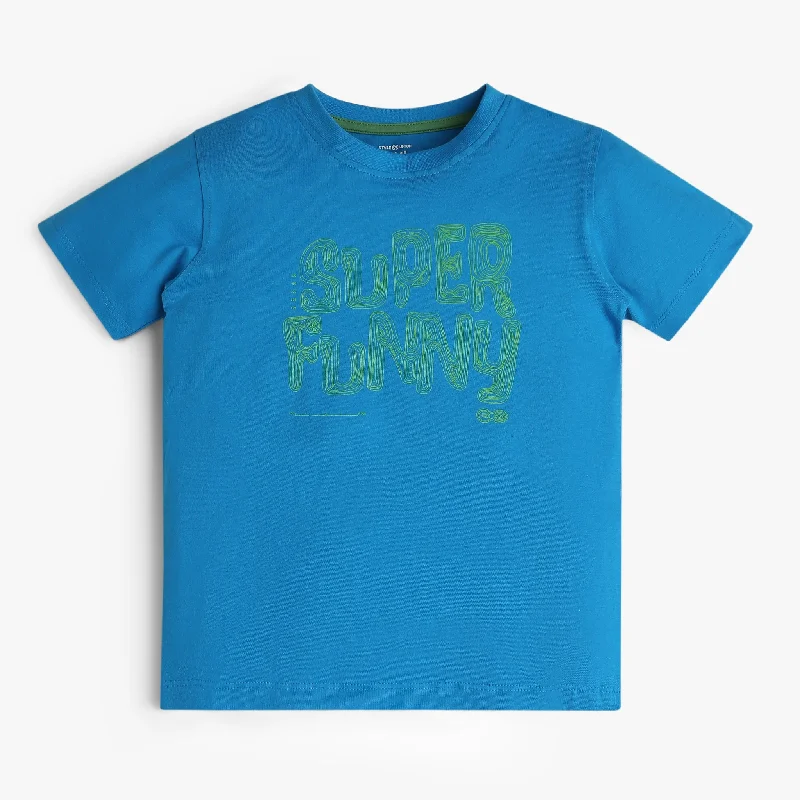 Men's Shirts with Hidden PocketsBoys Graphic Crew Neck T-Shirt