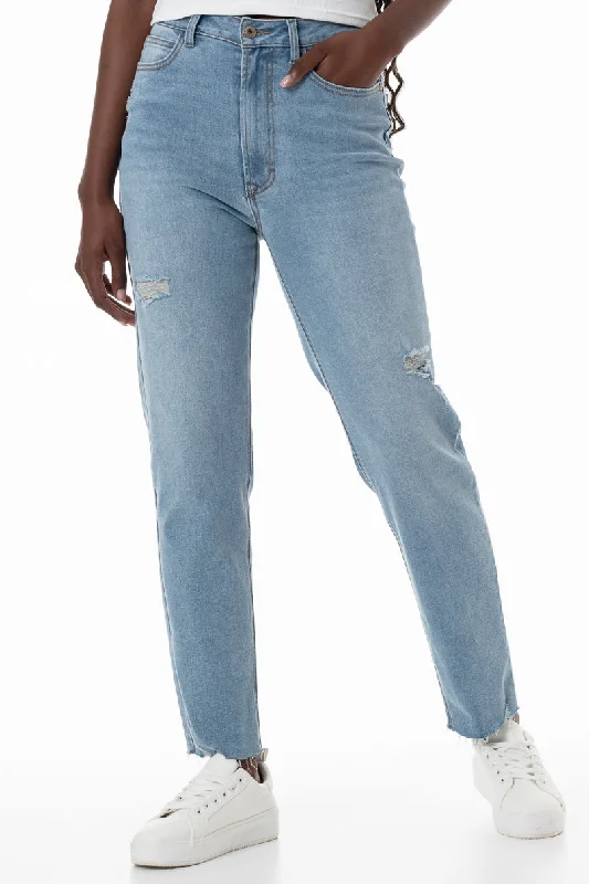 Men's Pants with Moisture-Wicking PropertiesRf13 Straight Leg Fashion Jeans _ 155036 _ Light Wash