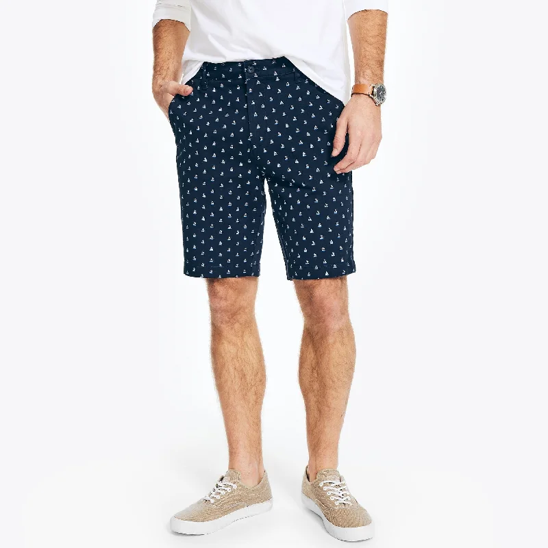 Men's Low-Waisted Pants for a Casual VibeNautica Mens 9.5" Printed Deck Short
