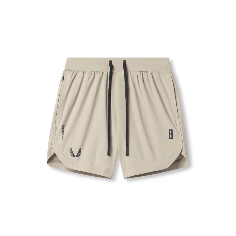 Men's Party Pants for a Fun Night Out0823. Tetra-Lite® 7" Linerless Short - Sand Smoke "Wings"