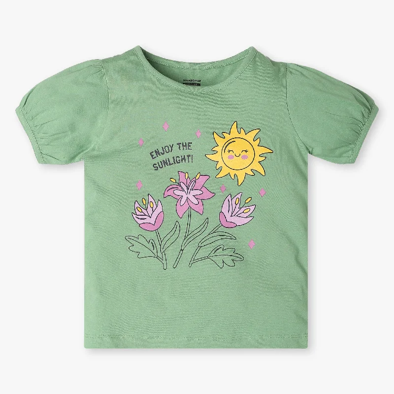 Warm Men's Fleece-Lined TopsGirls Regular Fit Graphic T-Shirt