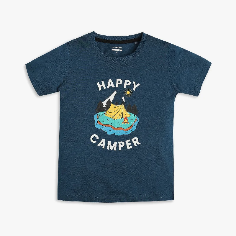 Men's Shirts with Barrel CuffsBoys Regular Fit Graphic T-Shirt