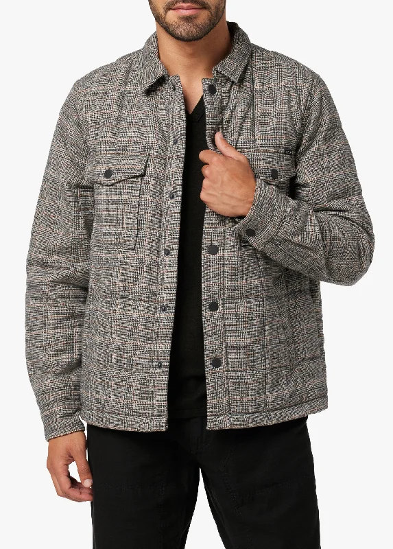Men's Hawaiian Print Shirts for Luau PartiesFLYNN QUILTED SHIRT JACKET